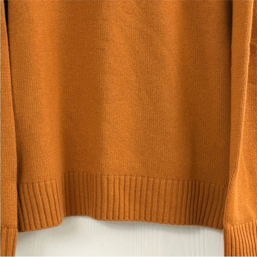 Frame Denim Men's Cashmere Crewneck Sweater in Mustard Size L